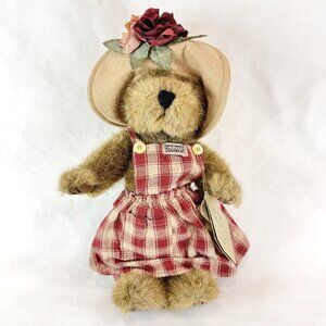 NWT Boyds Aunt Phiddy Bearburn Teddy Bear Plush Brown Jointed LTD 11" 2110/3600